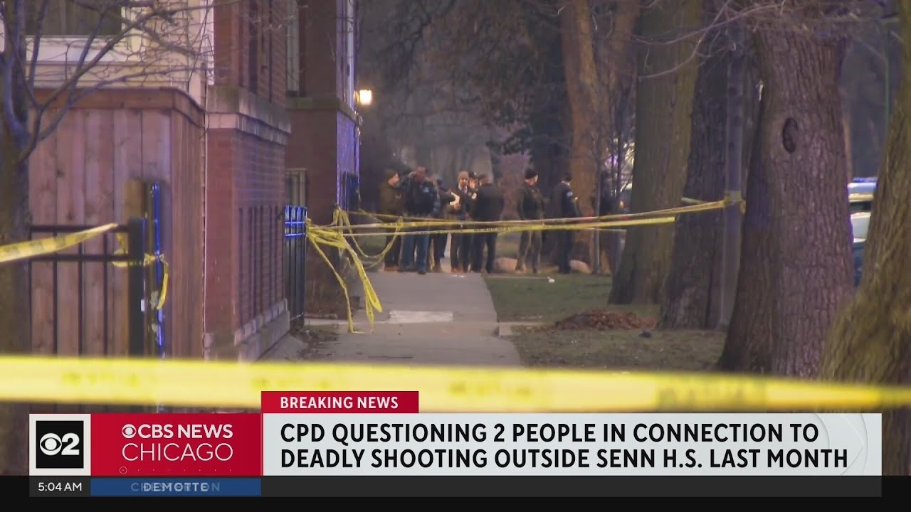 CPD questioning two people in connection to deadly shooting outside Senn H.S. last month