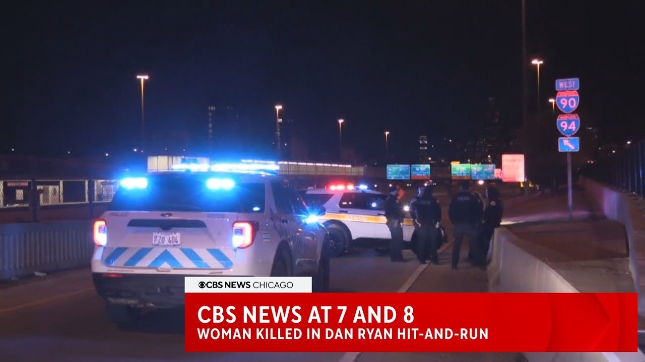 CBS News Chicago: Woman killed in hit-and-run on Dan Ryan Expressway; latest on search for driver