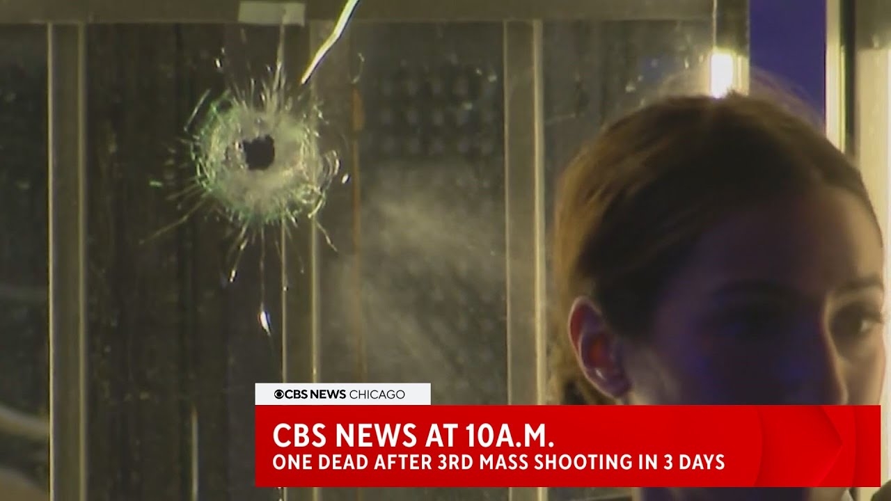 CBS News at 10a.m: Three mass shootings in three days. More on overnight shootout that left one dead