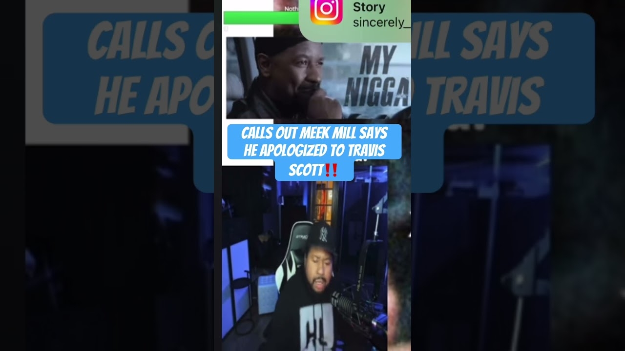 DJ Akademiks Says Meek Mills Apologize to Travis Scott#comedy #meekmill #djakademiks #exposed