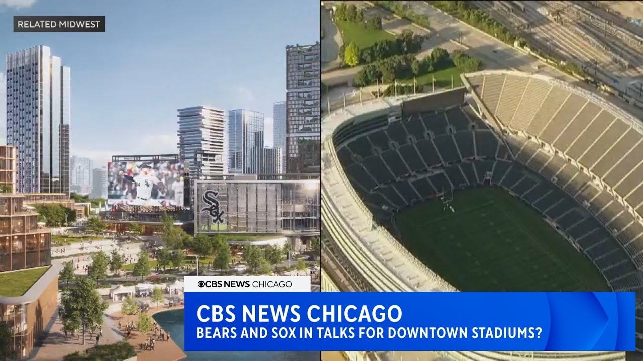 CBS News Chicago: Bears and White Sox talking to developer to build two new stadiums downtown
