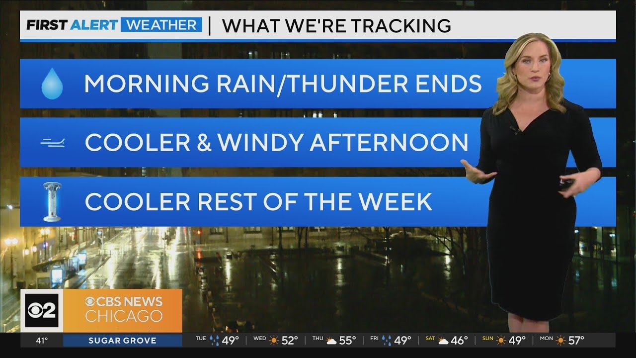 Rain lingers Tuesday morning