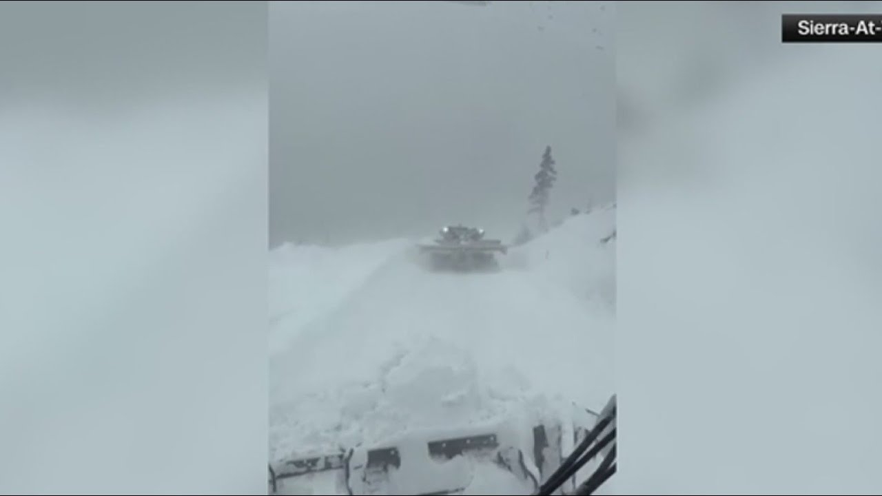 Parts of California digging out of more than 7 feet of snow, with more on the way