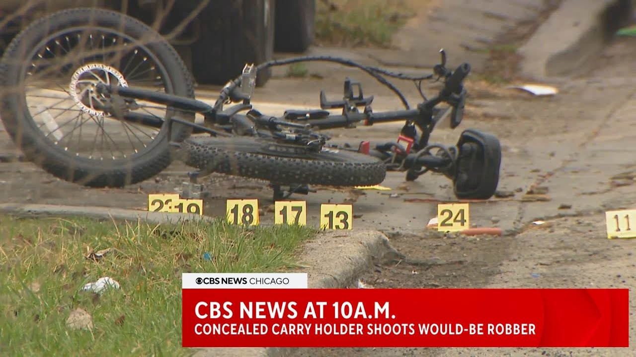 CBS News at 10a.m: Concealed carry holder, shoots and kills would-be robber; we're live with latest
