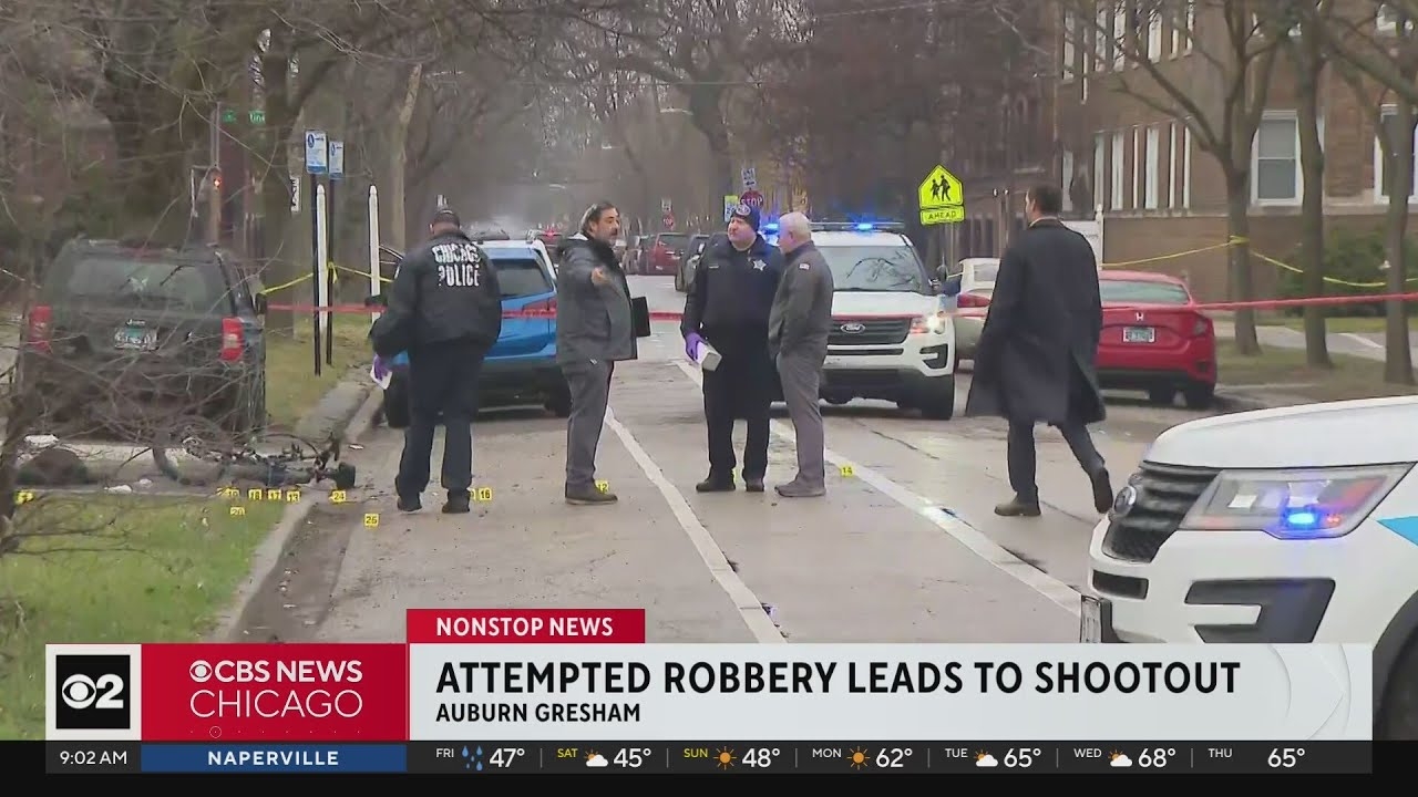Shootout leaves would-be robber dead, victim hurt in Auburn Gresham