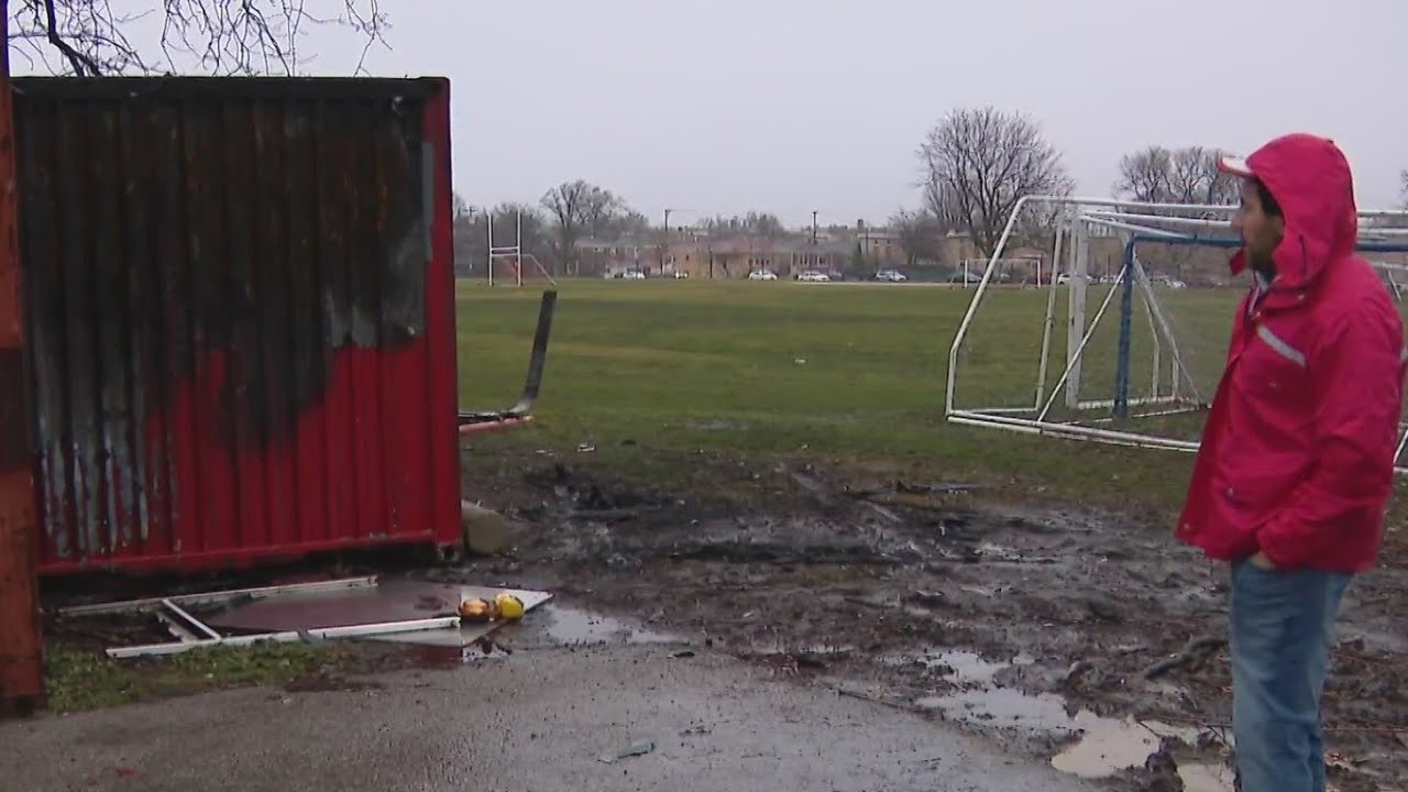 Chicago youth football team equipment destroyed