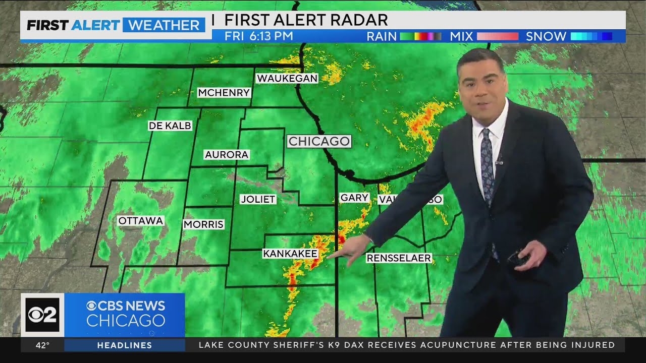 More showers, some snow, on the way for the Chicago area