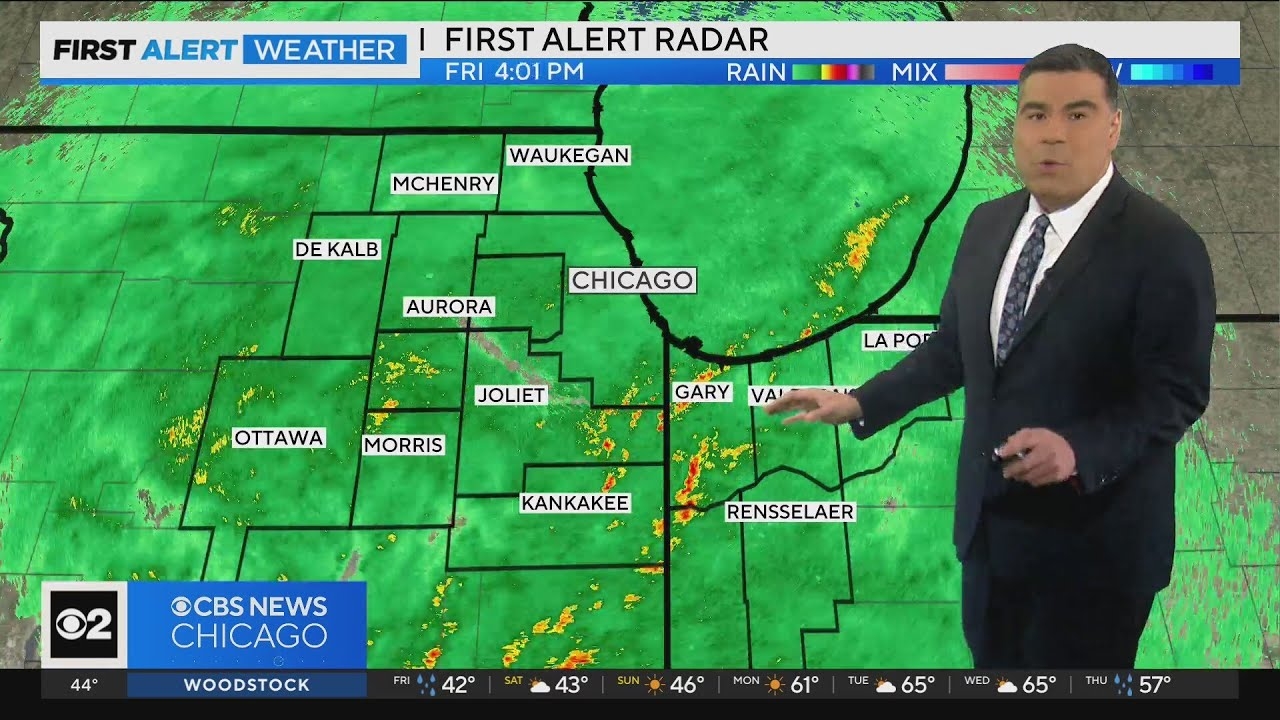 Rain to continue Friday night, reaching 1 inch across Chicago area