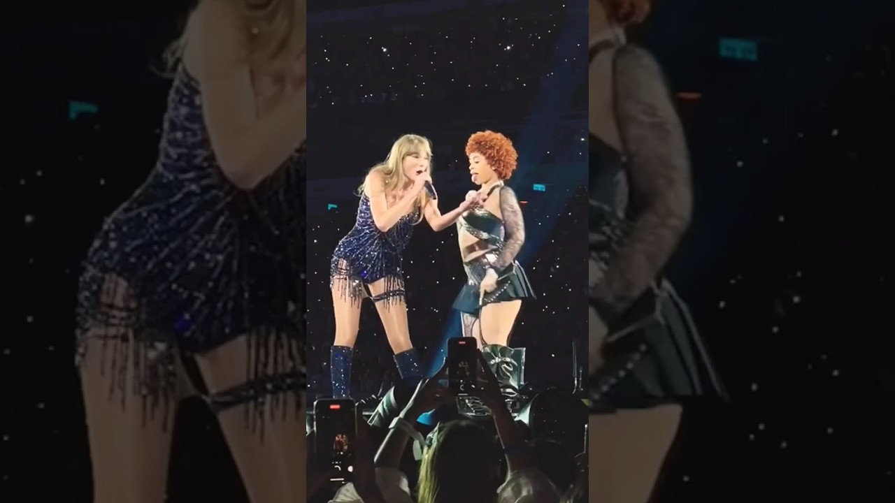 Taylor Swift made Ice Spice CRY shorts live performance