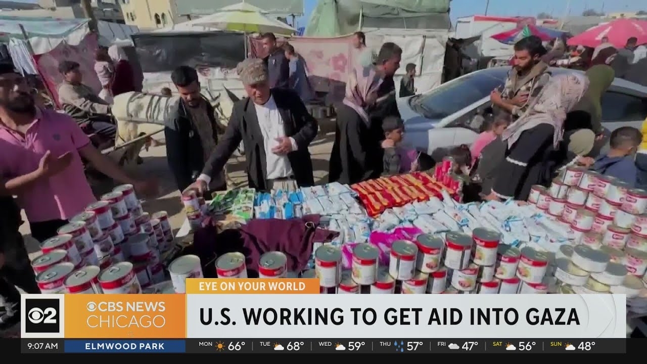U.S. working to get more aid into Gaza