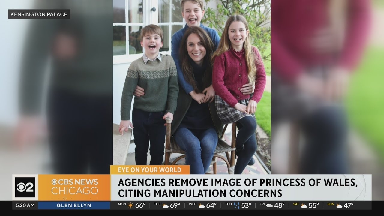 Agencies remove image of Princess Kate citing manipulation concerns