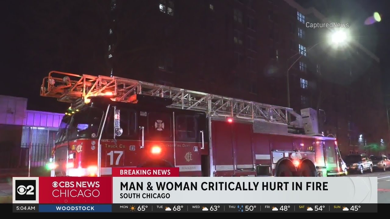 2 people critically injured in apartment fire on Chicago's South Side