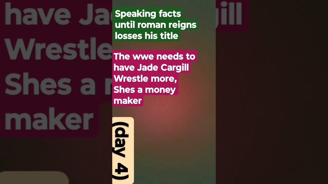 #music #foryou #trend #wwe #shorts #jadecargill #subscribe #watch #viral #wrestling