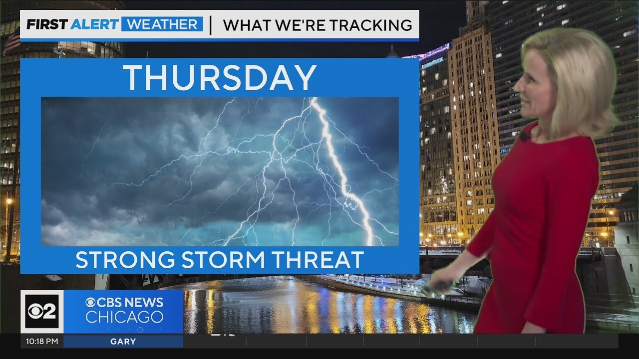 Showers Wednesday, strong storm threat coming Thursday
