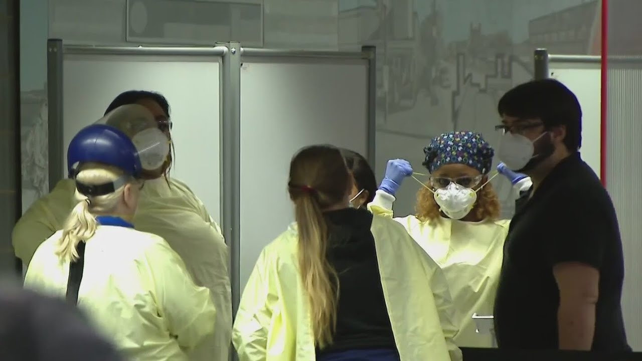 Voluntary virus testing of international travelers landing at O'Hare