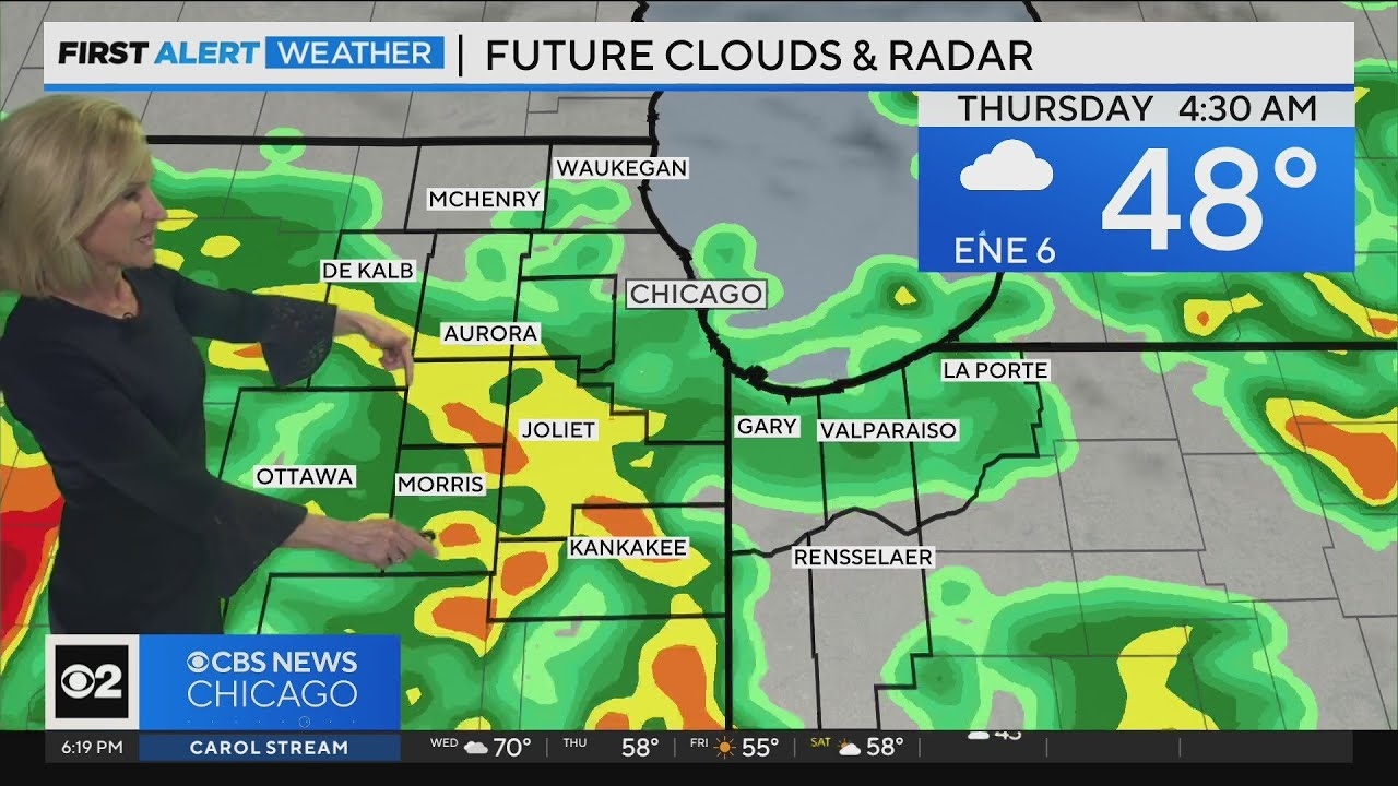 Chicago to get soaked by storms during Thursday morning rush hour