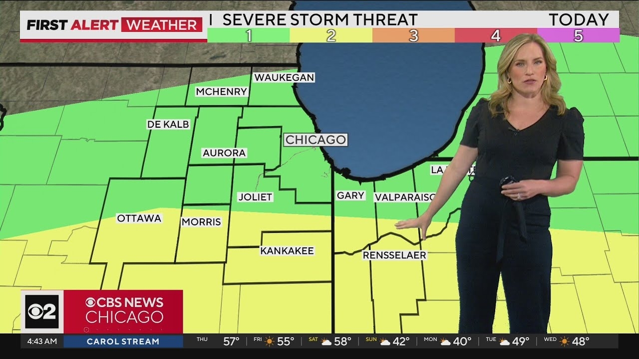 Severe storm watch in effect for areas near Chicago
