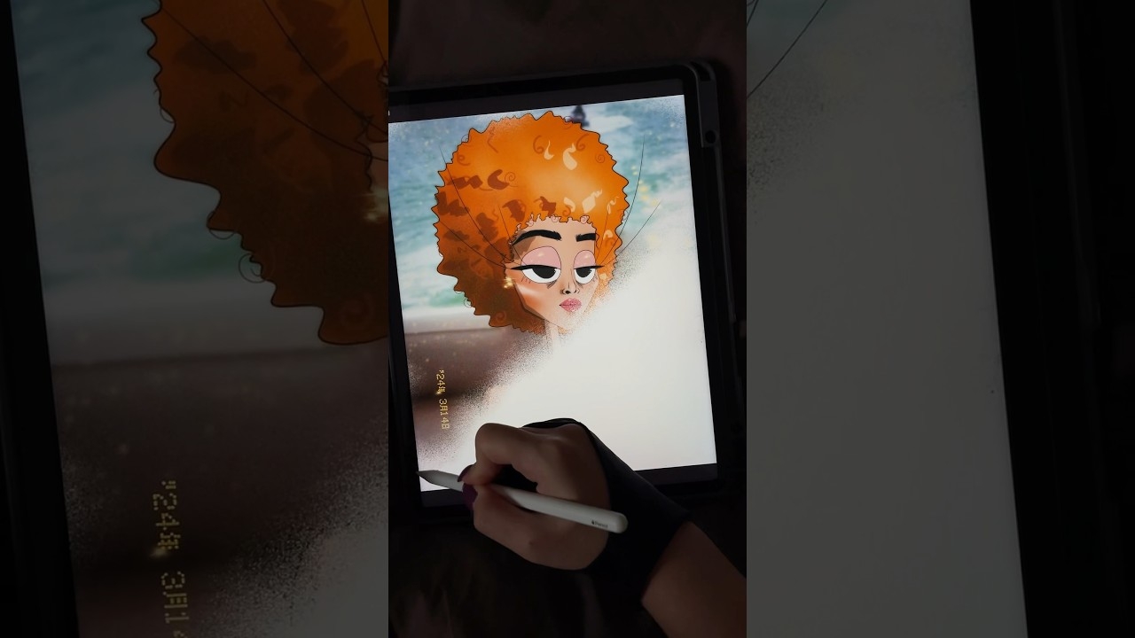 Drawing @IceSpice #viral #ytshorts #youtubeshorts #digitalart #procreate #commission #icespice