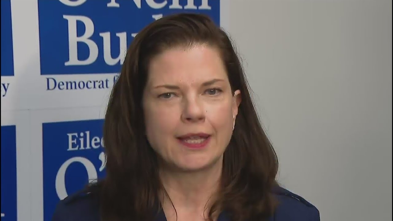 Democratic candidate for Cook Co. State's Attorney Eileen O'Neill Burke speaks on her positions