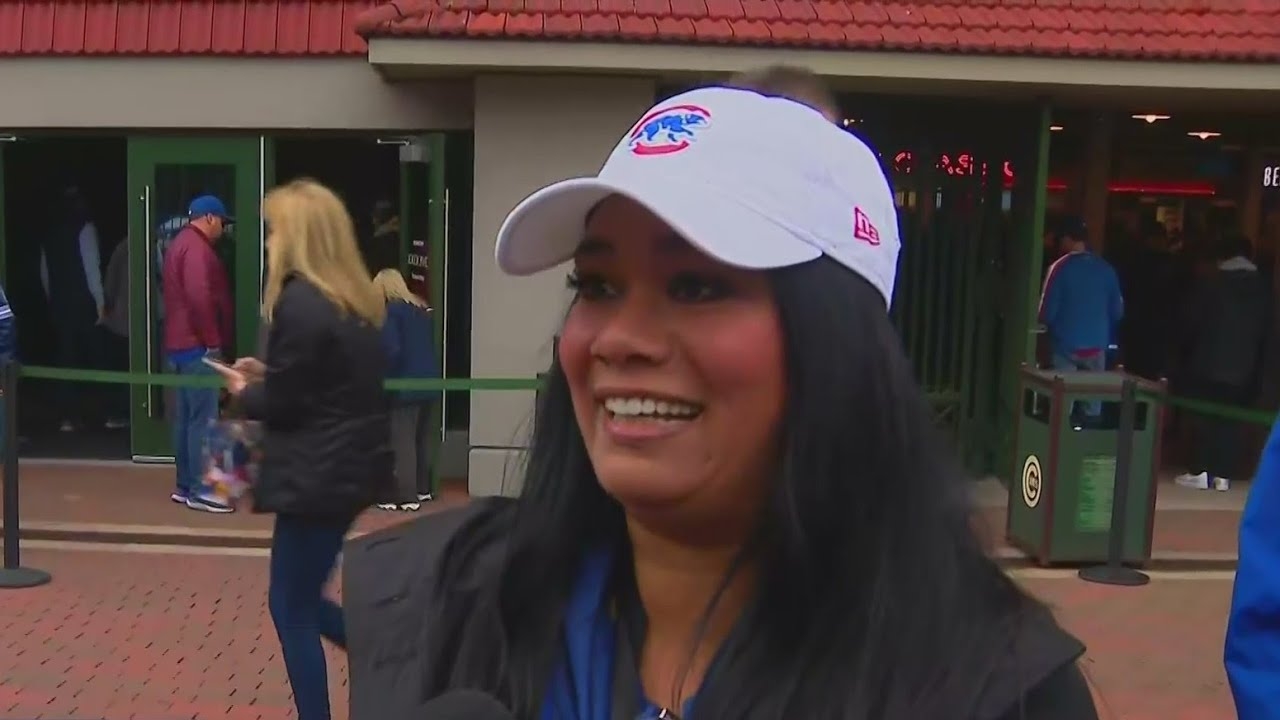 Chicago Cubs fans travel all the way from Texas for home opener