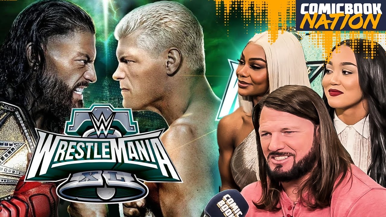 WrestleMania 40 Predictions & WWE's "Avengers" with AJ Styles, Jade Cargill & more!