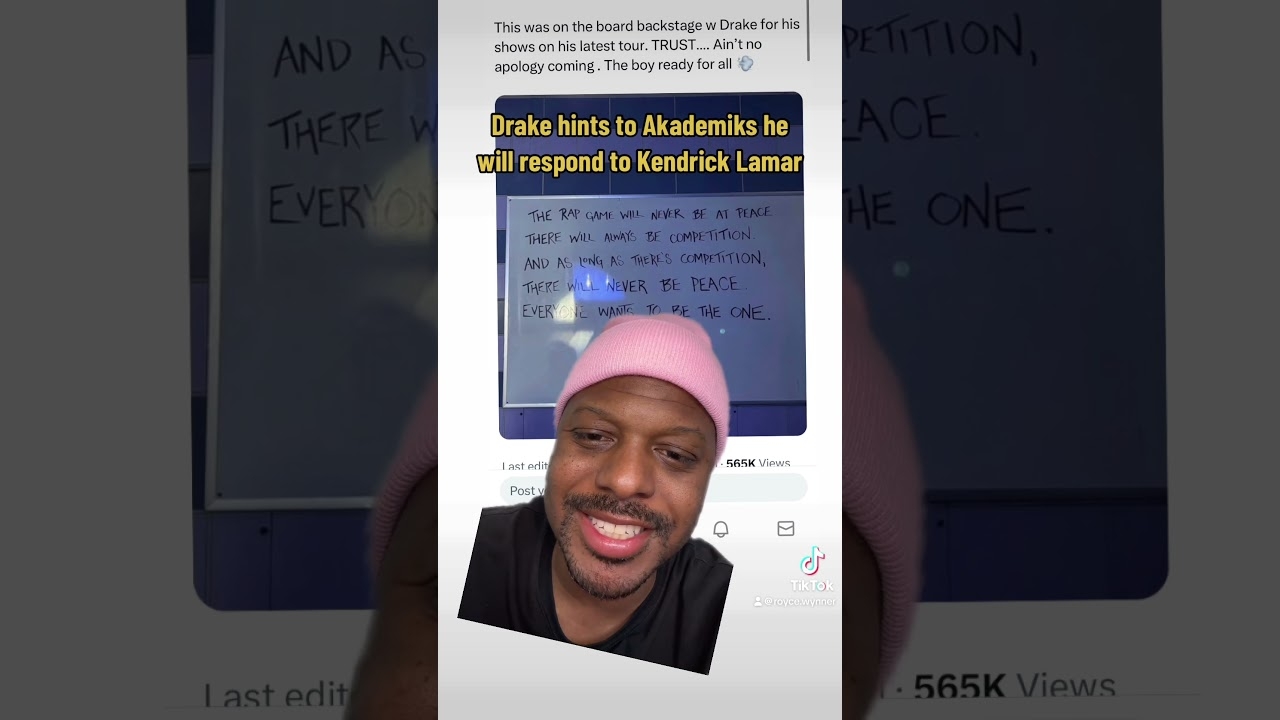 Drake hints to Akademiks he will respond to Kendrick Lamar