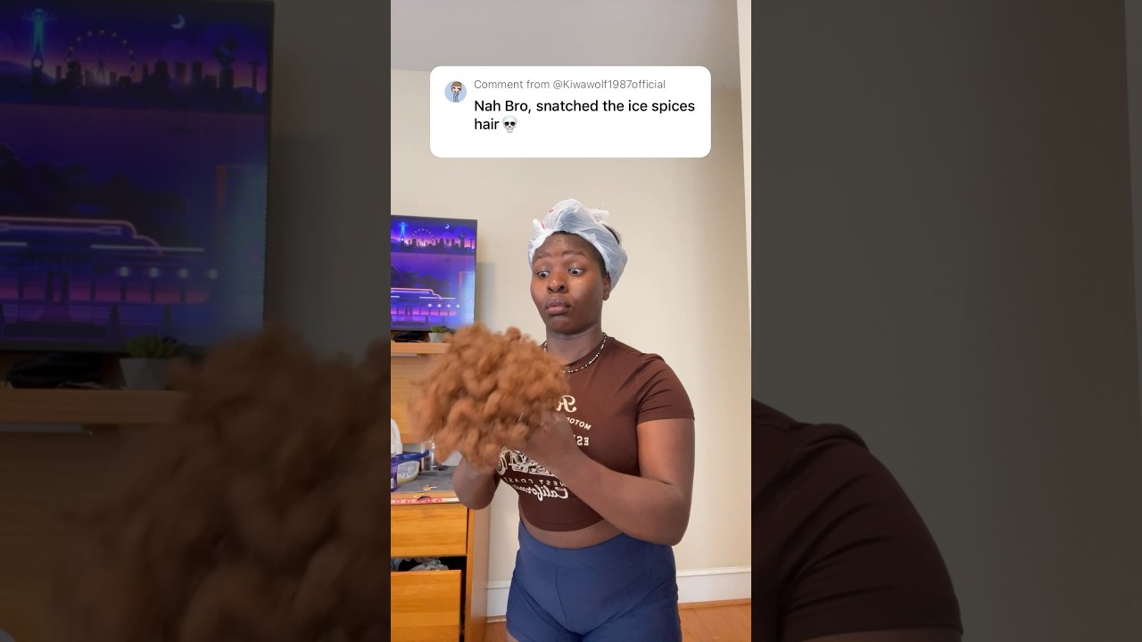 Is this Ice Spices hair??? #reply#comedy#funny #jokes #viral#icespice#hair #shorts @IceSpice