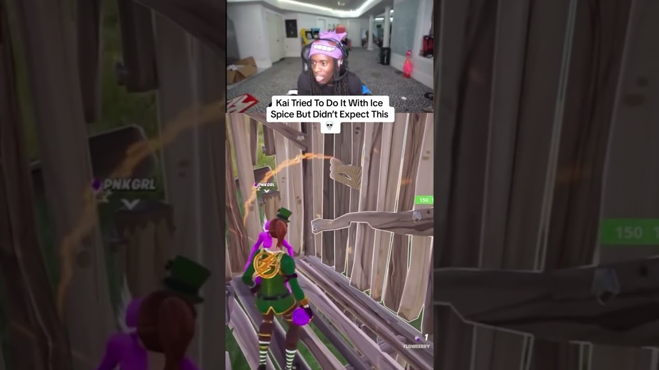 Ice spice and Kai plays fortnight #shorts