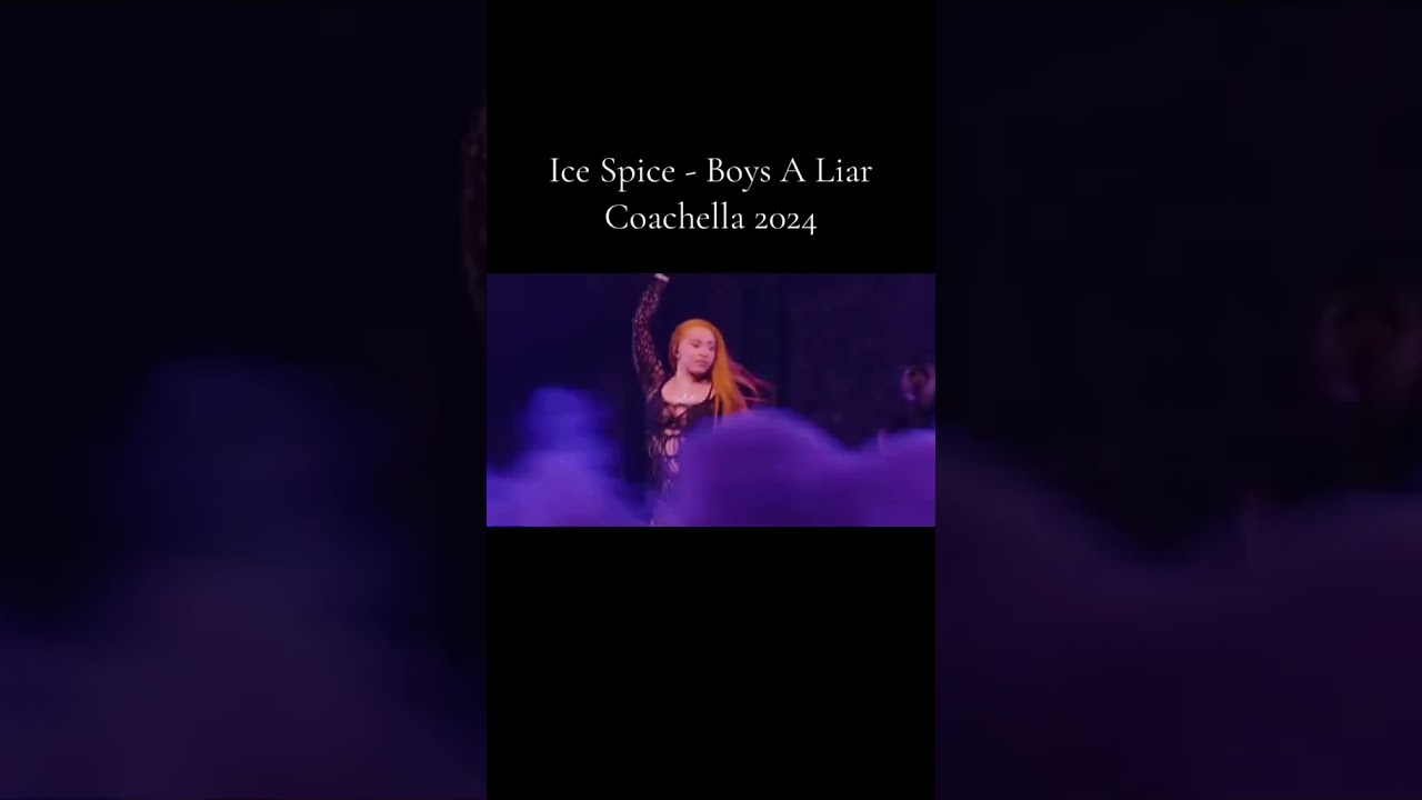 ice spice live performance at Coachella