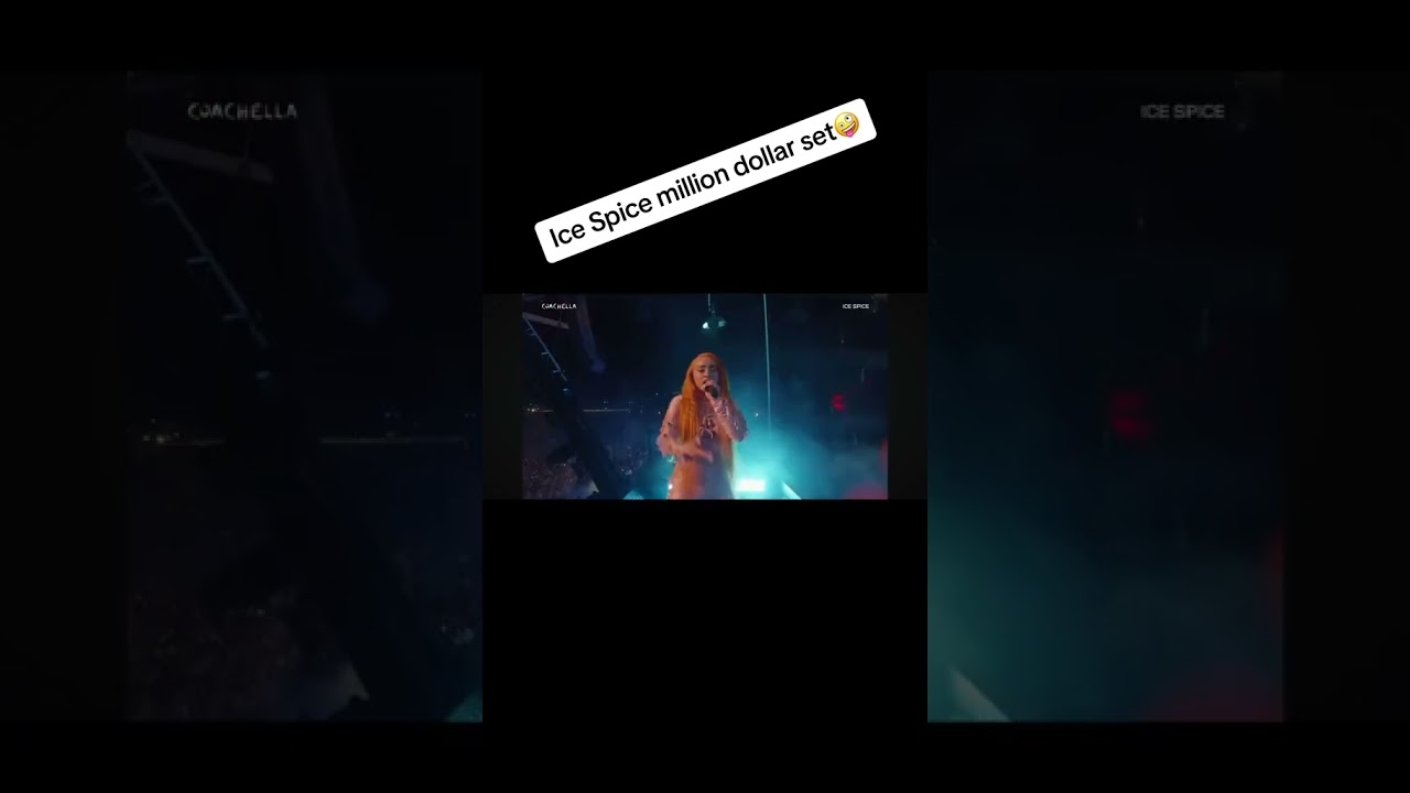 ice spice million dollar set performance