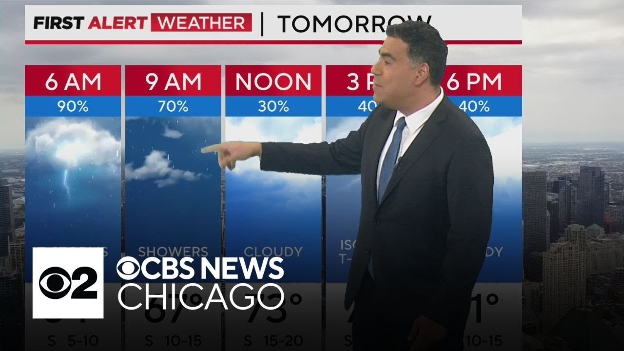 Damaging winds, large hail possible with storms coming into Chicago area