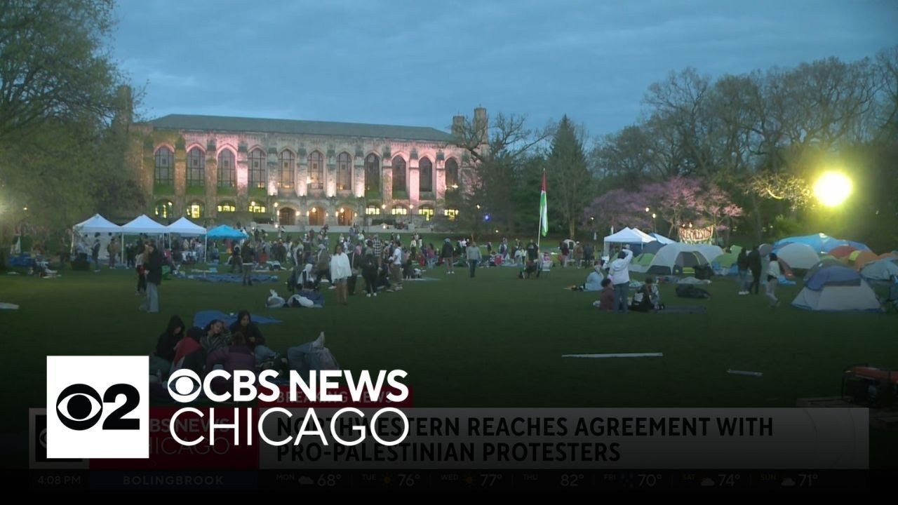 Northwestern reaches deal with pro-Palestinian protesters