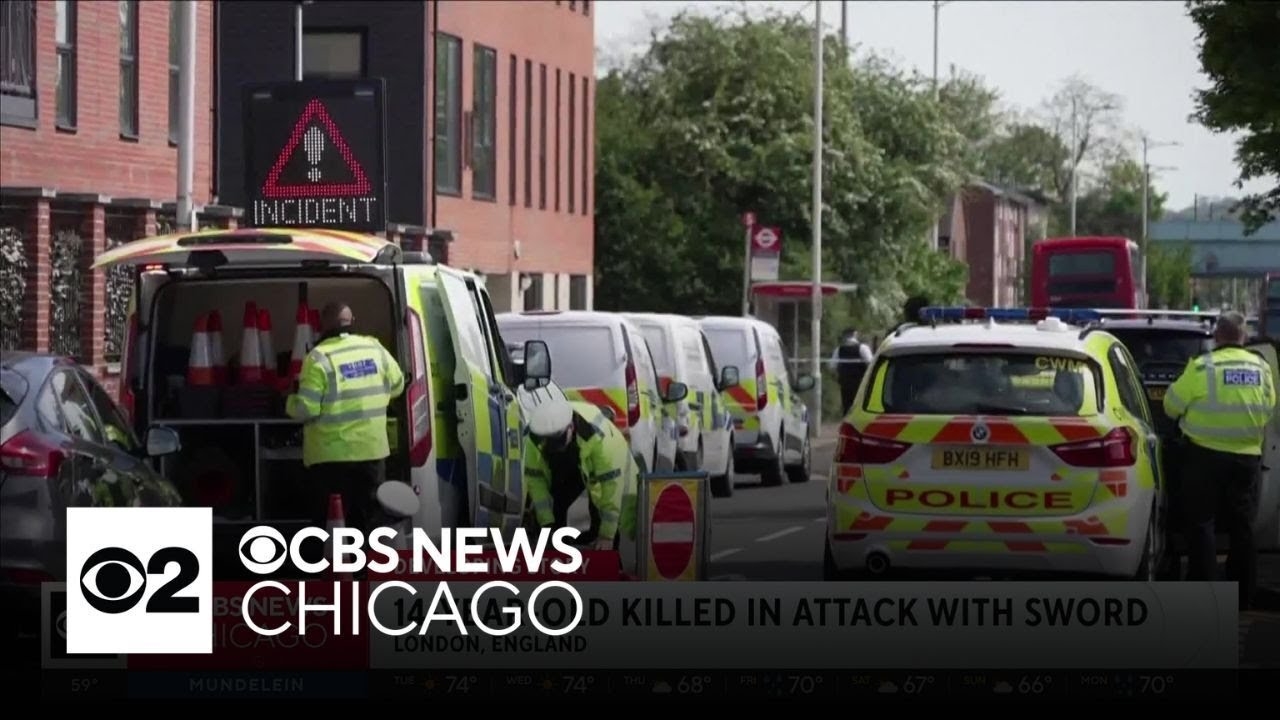 14-year-old killed in attack with sword in London
