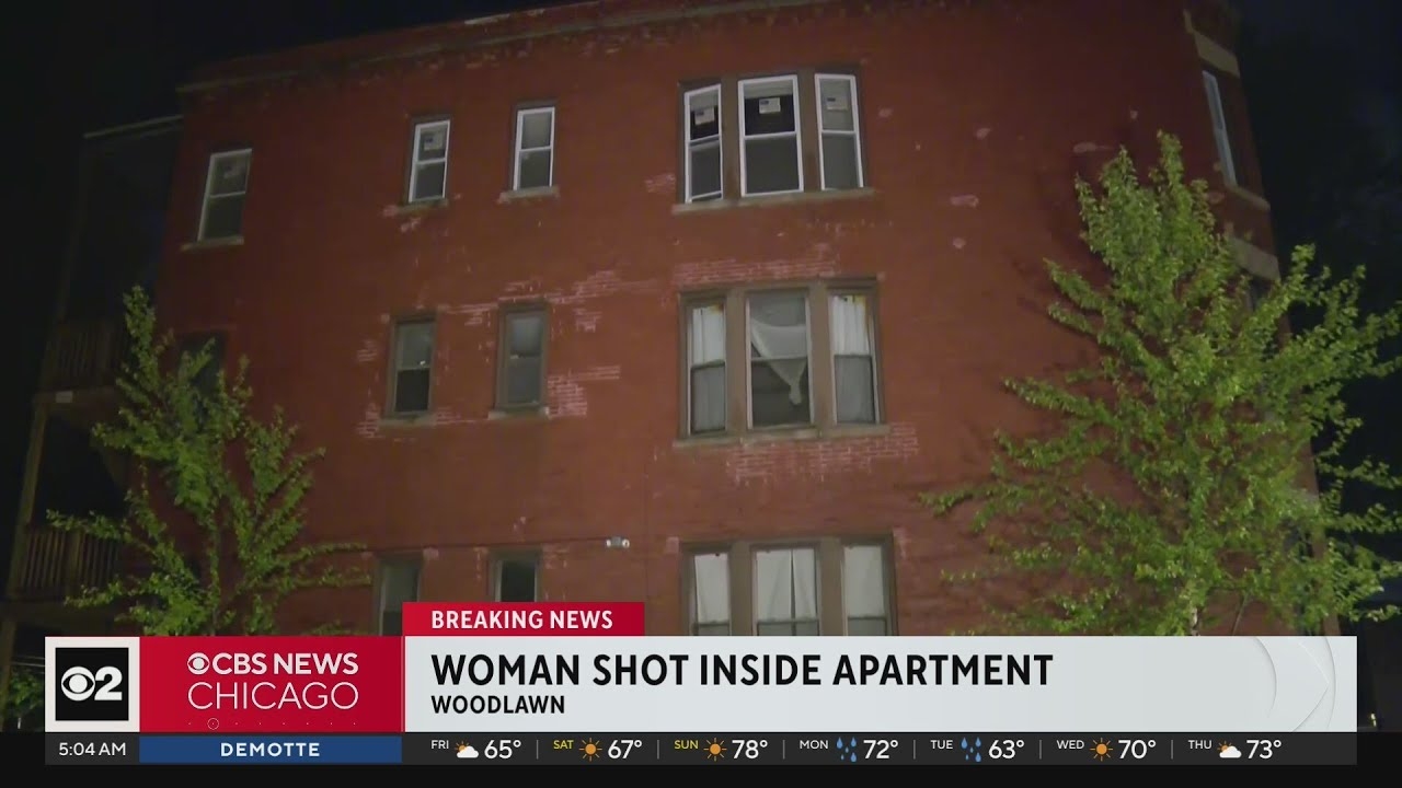 Woman shot through 3rd floor apartment window on Chicago's South Side