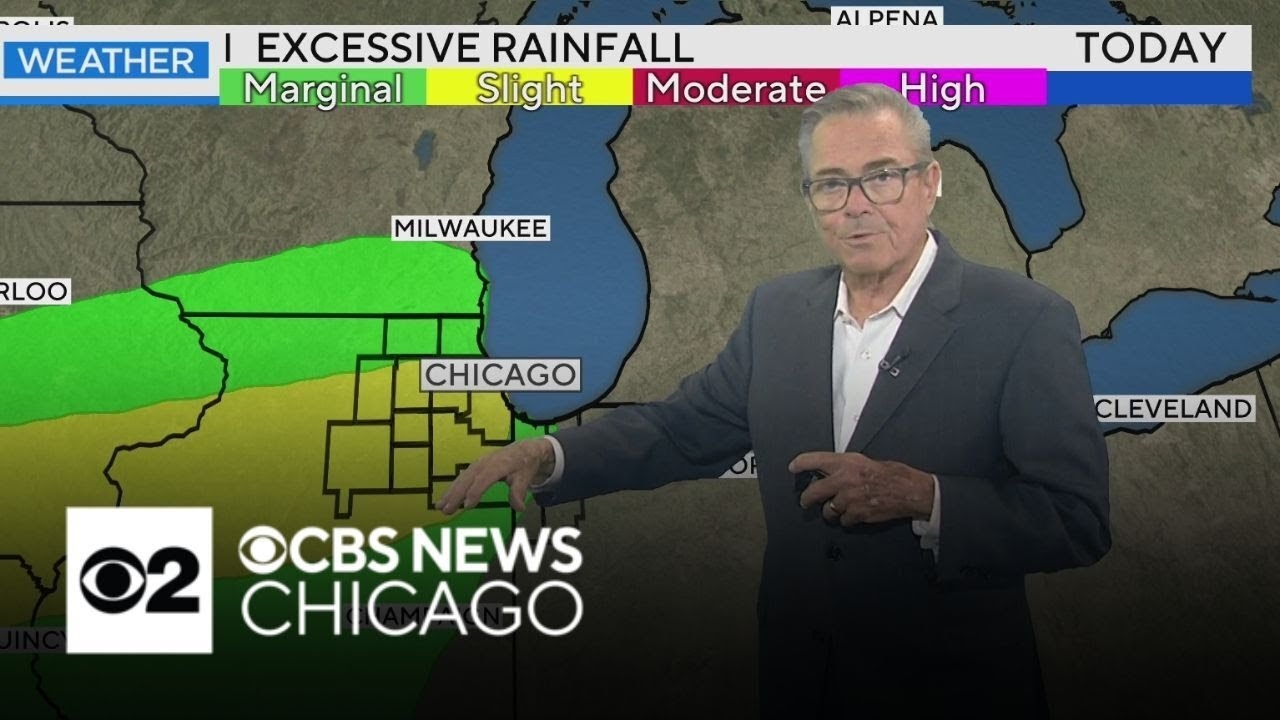 Rainy start to the week in Chicago