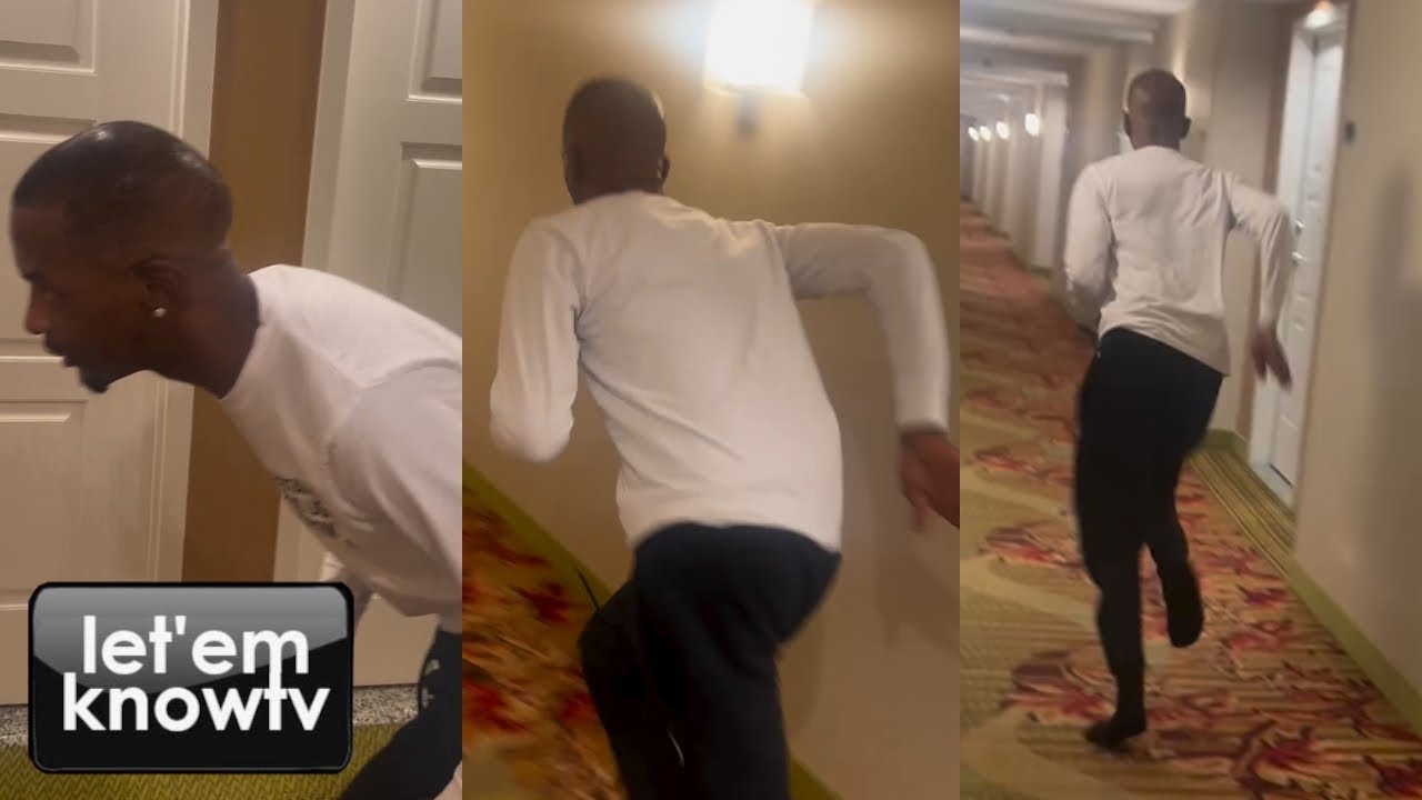 Charleston White Tries To Outrun Katt Williams As Katt Did A 40 Yard Dash In 4.97 Seconds