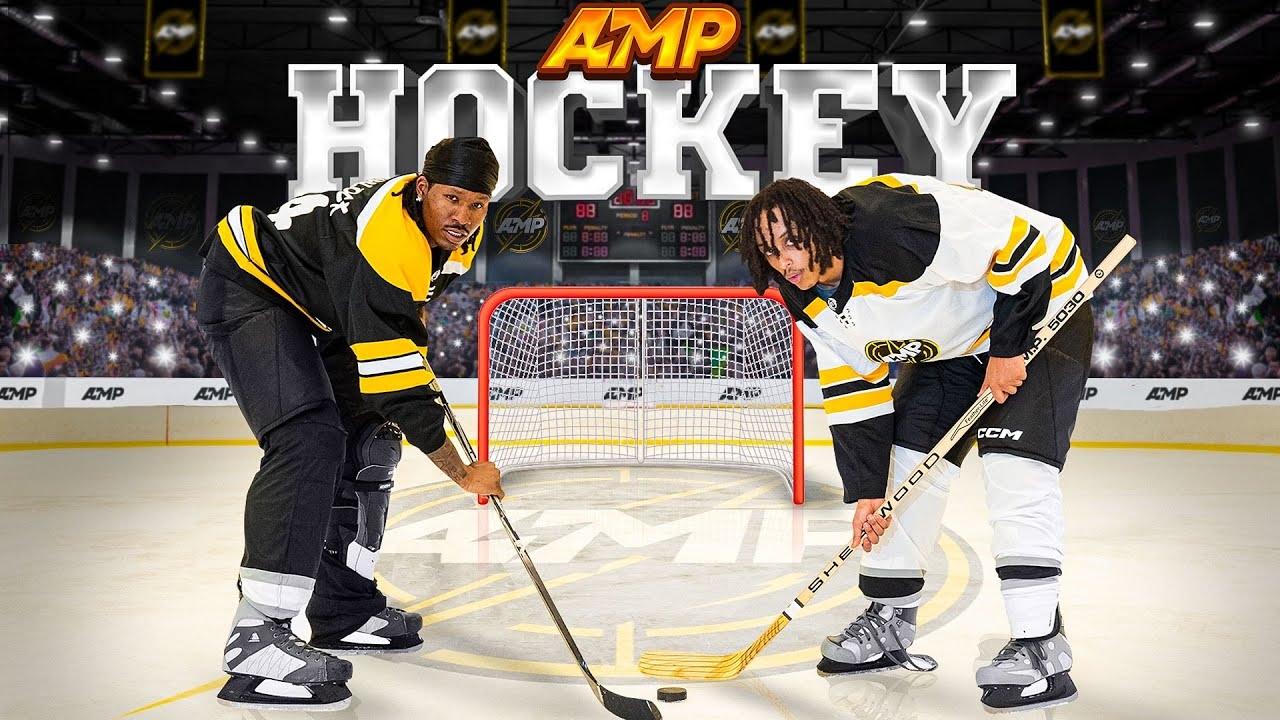 AMP PLAYS HOCKEY
