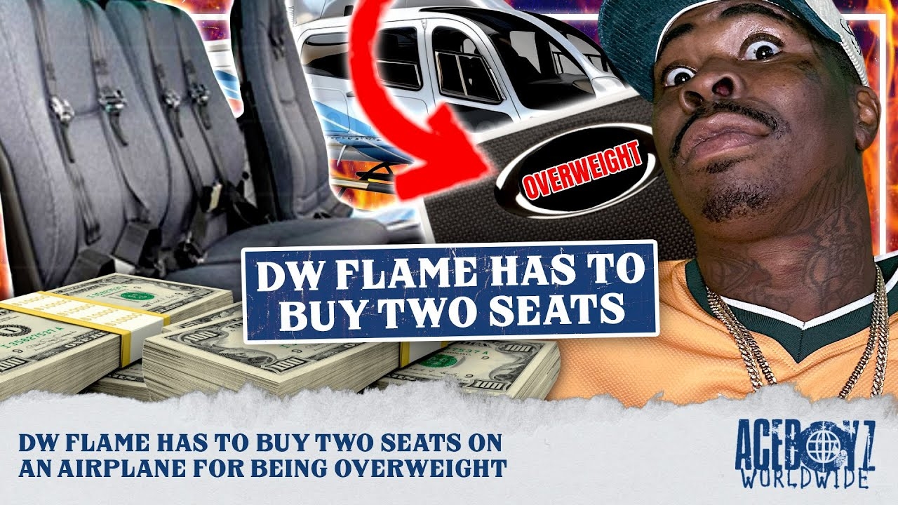 DW Flame Has To Buy TWO Seats On An Airplane For Being Overweight