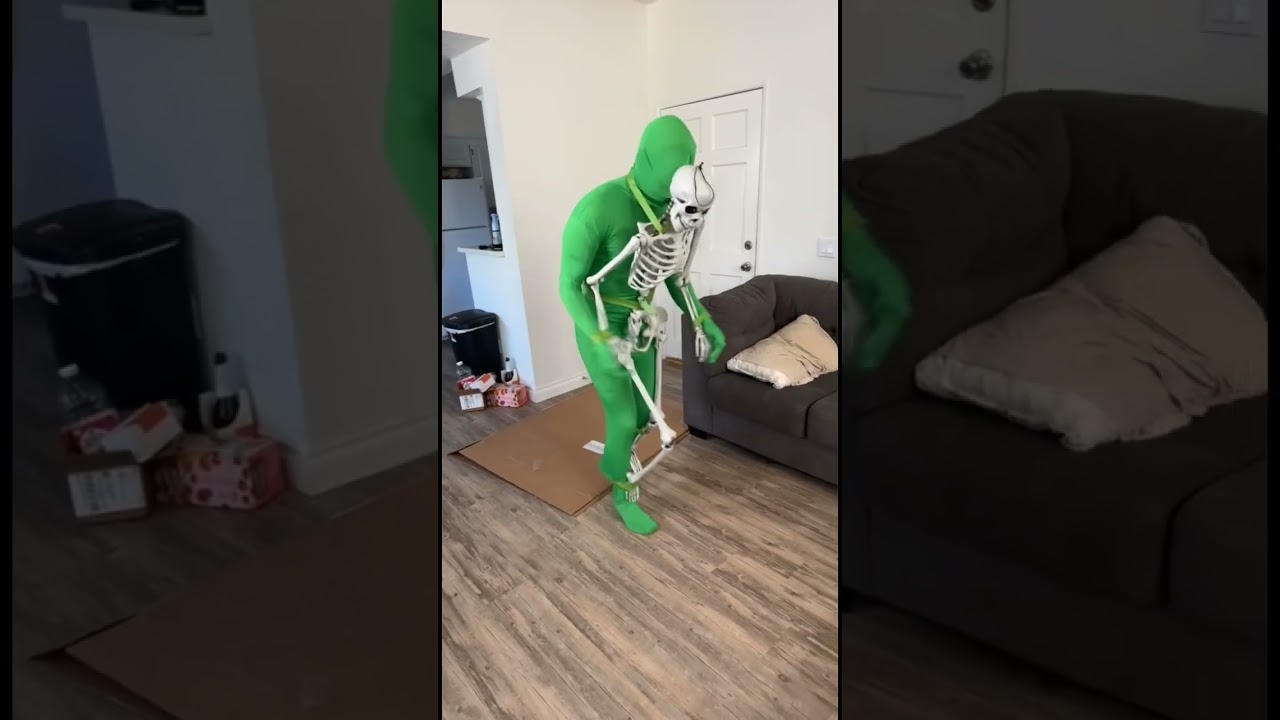 Skeleton hits the Griddy