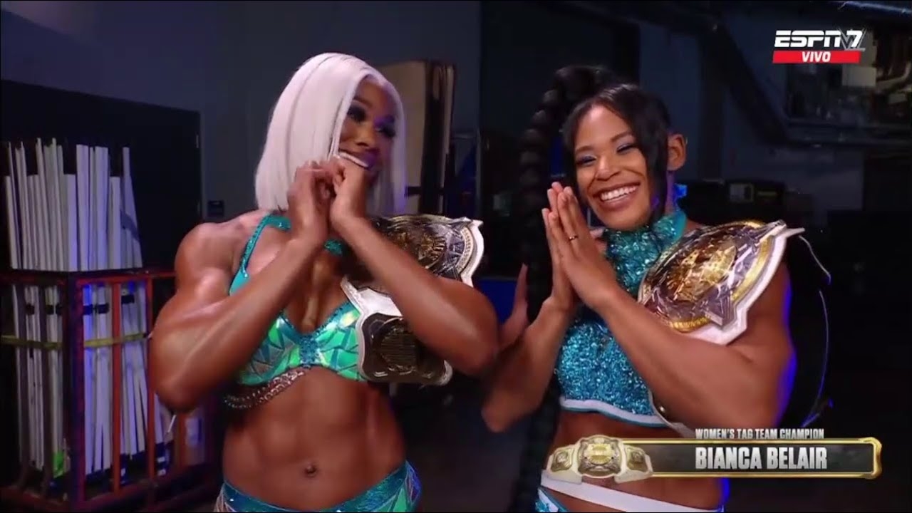 Bianca Belair habla con Jade Cargill en Backstage - WWE Smackdown 17/05/2024 (En Espaol)