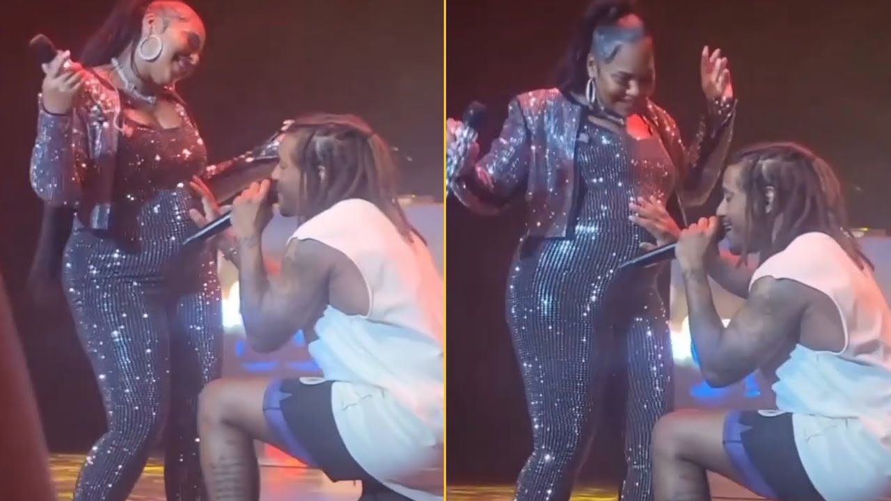 Lloyd Fondling Ashanti And Her Baby On The Stage, Nelly Performs In Front Of 70k Fans