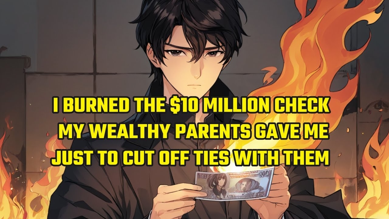 I Burned the $10 Million Check My Wealthy Parents Gave Me, Just to Cut off Ties with Them