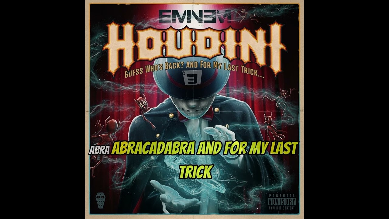 Eminem - Houdini [ Lyrics Video ]