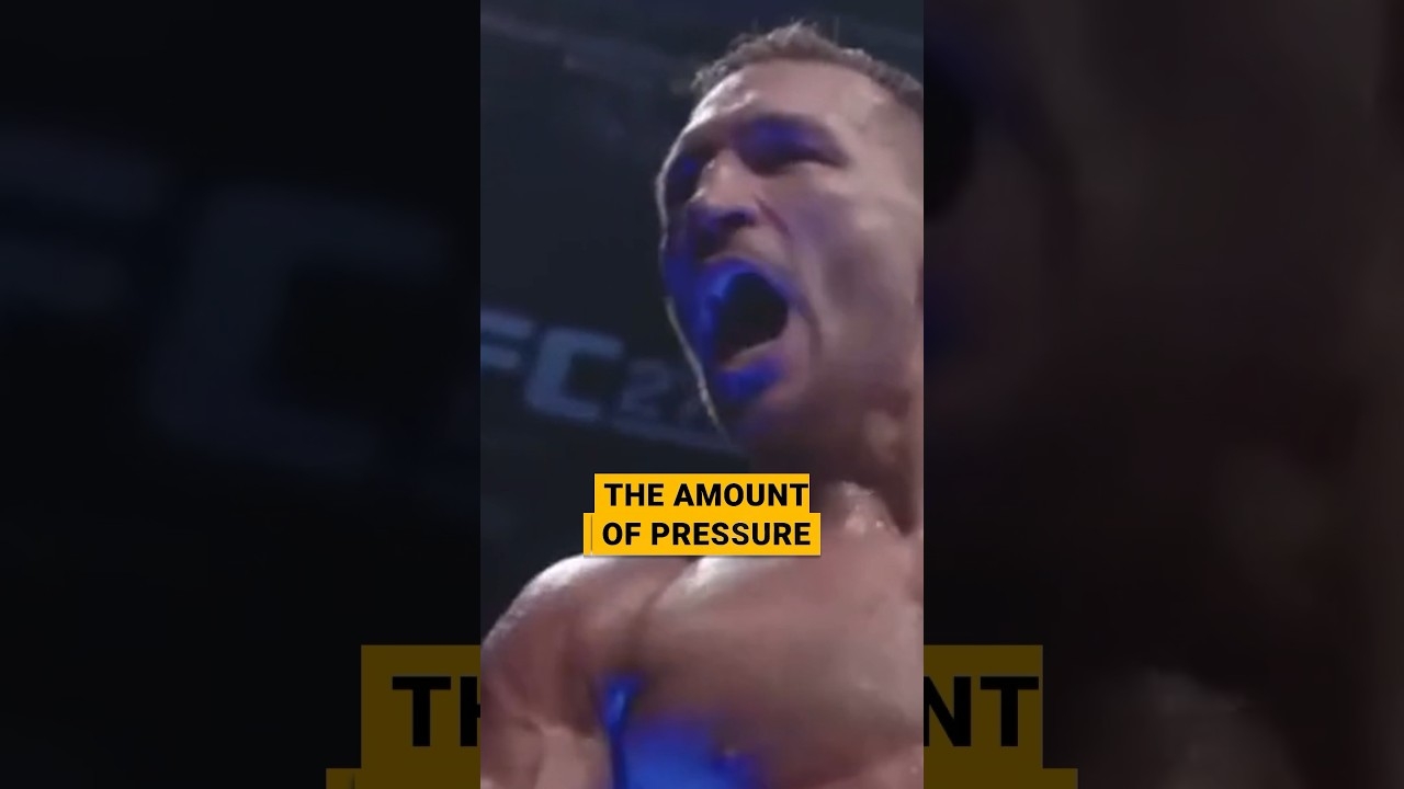 Michael Chandler talks about pressure of fights & that feeling of his kids there to watch him #ufc