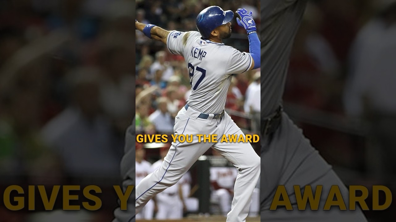 Give it to me without some type of scandal being behind it Former #mlb star Matt Kemp on 2011 MVP