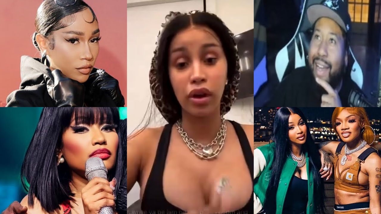 Get in the Booth! Akademiks reacts to Cardi Bs live going off on Bia after dissin her on Wanna be