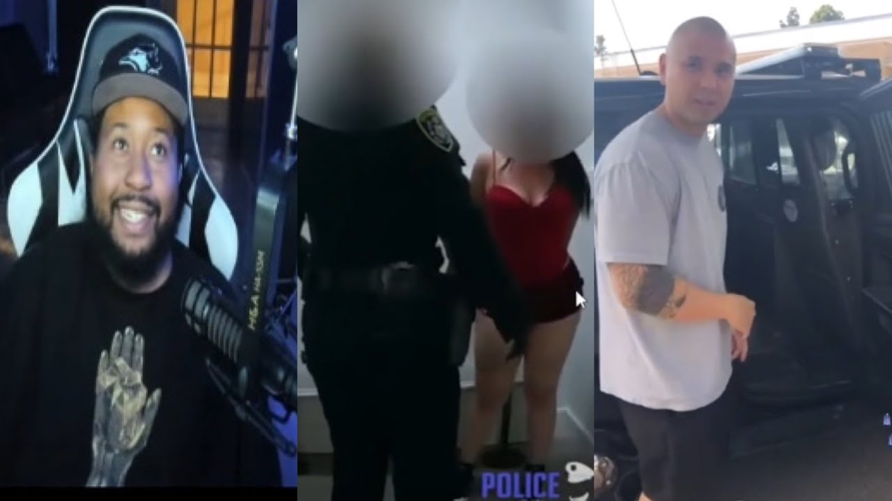Straight  Akademiks reacts to Cop locking himself in Backseat with girl he arrested