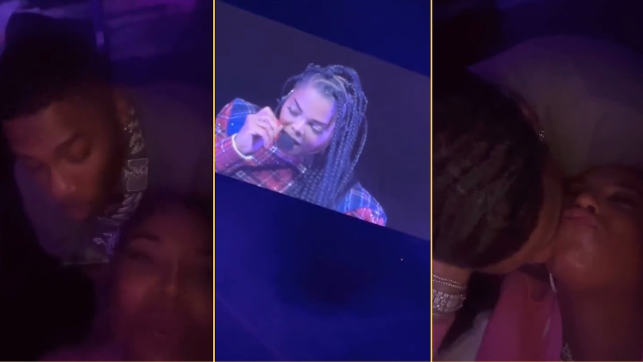 Ashanti And Nelly Kissing And Watching Janet Jackson Show From Backstage New Baby Coming Soon