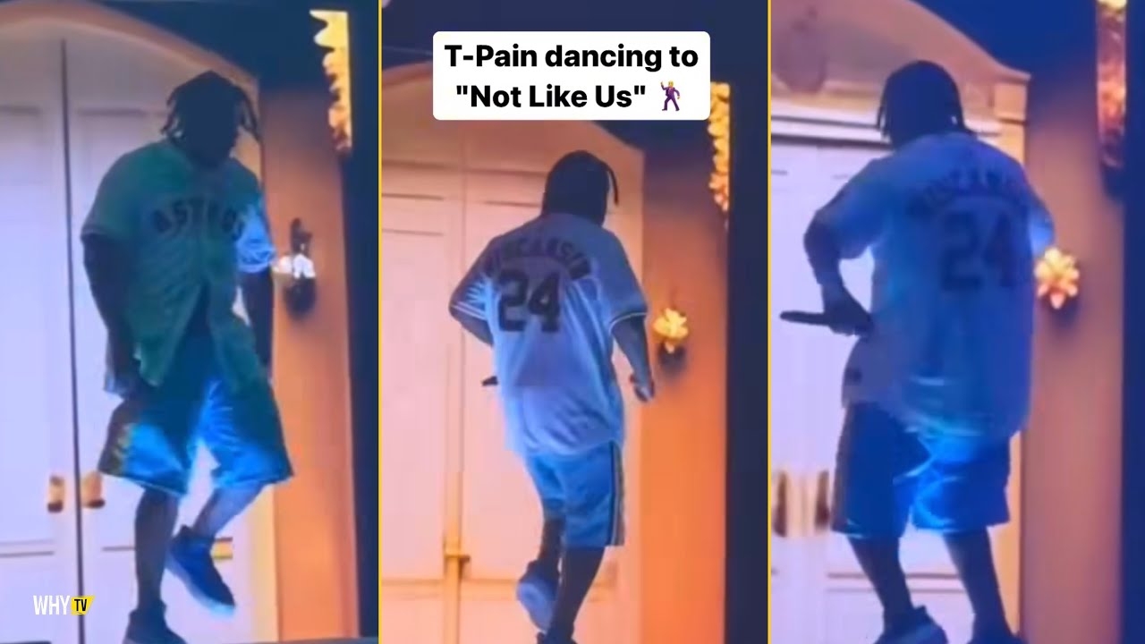 T Pain Cripwalking On Kendrick Lamars Not Like Us Before Going Off Stage In Dallas Last Night