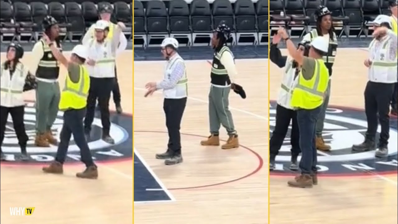Jay Z Spotted In The New Clippers Arena By Construction Workers Jigga Wants To Buy Whole Arena?!